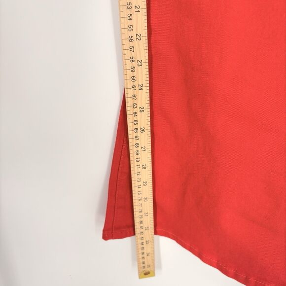 Edikted Red Lace Up Flare Pants Women’s Size M High Waist Corset Style Y2K - Picture 8 of 11